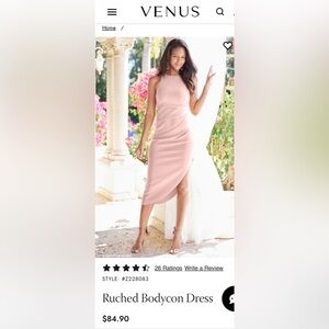 Ruched Bodycon Dress
